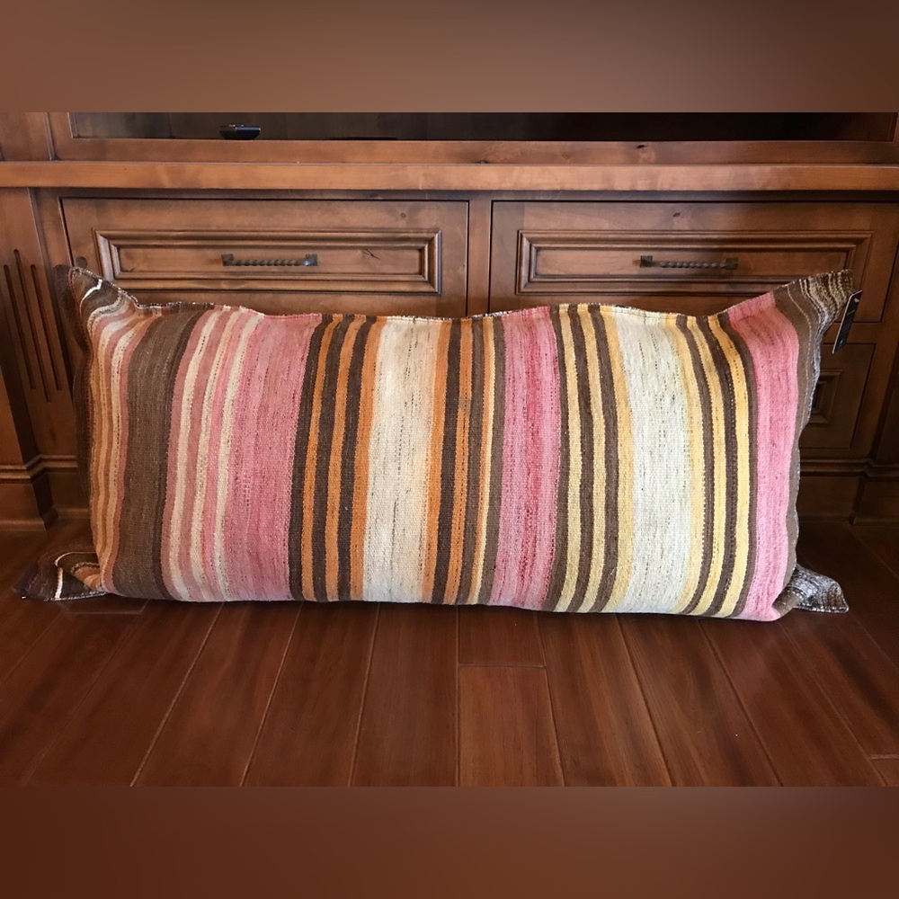 Loloi Large One Of A Kind Turkish Kilim Rug Pillow Cushion Cover